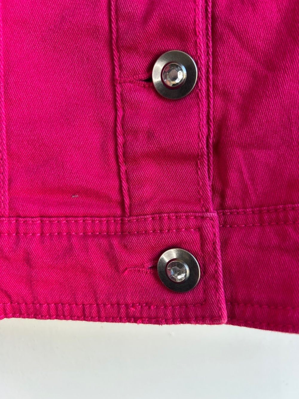 Pink Button-Front Spring Jacket - Picture 8 of 10